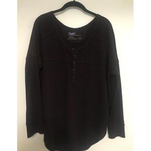 Aritzia TNA Henley Thermal Made to Fit L